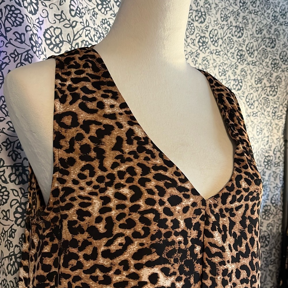DANIEL RAINN Cheetah print tank Size:L